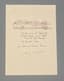 HENRY BARRAUD (1900-1997)
‘Premières mesures de ‘Tête d'Or’, tragédie lyrique encore inédite. Poem by Paul Claudel...’.
[First bars of ‘Tête d'Or’, as yet unpublished lyrical tragedy. Poem by Paul Claudel...]
Autograph letter signed with autograph musical staff,
29 December 1980.