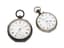 SET OF TWO ANTIQUES OPEN FACE POCKET WATCHES