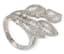 ‘LEAF’ 18K WHITE GOLD AND DIAMOND RING