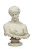 A COPELAND PARIAN BUST OF CLYTIE
LATE 19TH CENTURY, IMPRESSED MARKS