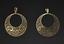 Yellow GOLD ROUND EARRINGS