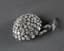 GOLD, PLATINUM AND DIAMOND (approx 10ct) FLOWER BROOCH