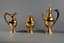 GOLD-PLATED COFFEE SET, 3 PIECES