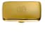 9K GOLD CIGARETTE CASE
Gold cigarette case with incision ‘Sic itur ad oras fortinae’
Goldsmith & Silversmith, 112 Regent Street