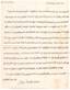 LOUIS XVIII. 1755-1824.
Louis-Stanislas-Xavier, Count of Provence, King of France, brother of Louis XVI and Charles X. Autograph letter signed «...