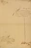 WINTZINGERODE FERDINAND FEDOROVICH (1770-1818)
Handwritten letter signed, addressed to General Alexander Alexandrovich von Belgard.1811.