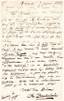 Charles BAUDELAIRE. 1821-1867. Writer and poet.
Letter from Baudelaire on the progress of his work on Poems in prose, which he intended for the publisher Dentu and evok...