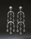 BLACK AND WHITE DIAMOND EARRINGS