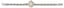 *ROLEX 14K WHITE GOLD AND DIAMOND LADY'S WRISTWATCH