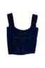 DOLCE & GABBANA
VELVET SHOPPING MARKET SHOULDER BAG  BLUE CHINA