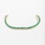 18K YELLOW GOLD TENNIS BRACELET WITH EMERALDS