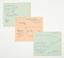 Max ERNST, ILIAZD, MAN RAY, Roberto MATTA, etc.
3 pages of amicorum album (friends’ album). 1953-1956.
