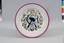 Soviet porcelain plate: ‘Emblem in Flowers’. 1918.
Designed by S. V. Chekhonin, State Porcelain Factory, 1918