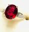 TOURMALINE AND DIAMOND RING