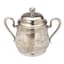 RUSSIAN PARCEL-GILT SILVER SUGAR BOWL WITH A LID, circa 1908-1917