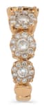 18K YELLOW GOLD AND DIAMOND RING