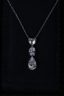 GRAFF
PLATINUM CHAIN WITH 4.04 CT. DIAMOND PENDANT (WITH CERTIFICATES)