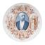 FRENCH ANTIQUE FAIENCE PLATE WITH PORTRAIT OF PRESIDENT FELIX FAURE, SARREGUEMINES, XIX CENTURY