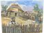 MEER AKSELROD (1902-1970)
Courtyard with a goat
