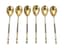 SET OF 6 RUSSIAN SILVER AND NIELLO SPOON ENGRAVED WITH RUSSIAN CATHEDRALS
Moscow, 1908-1917