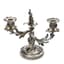 FABERGÉ TWO-BRANCH SILVER CANDELABRUM
Julius Rappoport, House of Fabergé, Supplier to the Imperial Court, Saint Petersburg, 1884-1908