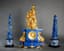 PENDULE EN LAPIZ-LAZULI ET BRONZE DORÉ
PARIS, 19ÈME SIÈCLE
PAIRE D'OBELISQUE EN LAPIZ-LAZULI
FRANCE, 20ÈME SIÈCLE