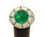 MORABITO COLOMBIAN EMERALD AND DIAMOND 18K GOLD RING