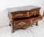 A LOUIS XV PERIOD CHEST OF DRAWERS
STAMPED BY FRANCOIS FLEURY (?)
WITH GILT-BRONZE DECORATION, FIVE DRAWERS AND MARBLE TOP