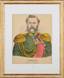 Emperor Alexander II Lithography, watercolor, 1865. 43 x 33 cm