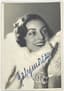 FIVE AUTOGRAPHED PHOTOGRAPHS
SIGNED : GABY MORLAY - MIREILLE - JEANNE HELBLING - THE ROWE SISTERS - MICKEY ROONEY