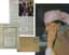 MOAMMAR EL-KADHAFI (1942-2011)
Photographie (découpée d'un magazine) signée par Al-Kadhafi et lettre dactylographiée signée par le "Bureau du Leader de la Révolution", adressée à M. Gérard Leman.