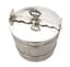 PARCEL-GILT SILVER TROMPE-L’OEIL SUGAR BOWL WITH A LID
Maker CGS, Assay master Eduard Brandenburg, St Petersburg, 1858