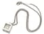 PASCAL MORABITO
18K WHITE GOLD AND DIAMOND CUBE NECKLACE, 1970S
