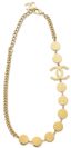 CHANEL
COLLIER ASYMÉTRIQUE EN MÉTAL DORÉ ET ÉMAIL
