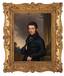 Leopold FERTBAUER (1802-1875)
Portrait Lady Red Shawl and Portrait of a Gentleman Oil on panel laid down on panel