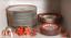 RAYNAUD FRANCE ‘CRISTOBAL RED CORAL’ LIMOGES PORCELAIN TABLE SERVICE, 141 pieces