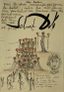 SALVADOR DALI (1904-1989)
Original ink and watercolour drawings with autographed letters to Gala.
Ink with watercolour drawings on autograph letter signed ‘Salvador Dalí’ and on a letter dictated to his wife Gala, addressed to Léonide Massine.
Del Monte (California) ca. 1941-1942.