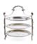 THREE LEVELS SILVER TABLE SERVING STAND, ROYAL SHEFFIELD
Silver