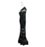 JIKI MONTE-CARLO Evening black dress with Swarovski crystals