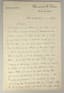 GASTON DARBOUX (1842-1917)
Autograph letter signed to Monsieur Lecestre, archivist.
Paris 24 August 1909.
