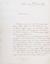 SUVOROV A.A. (1804-1882), AUTOGRAPH
A letter addressed to Guillaume-Henri-Francois Castres de Tersac (1808 -?), a German historian and philologist.