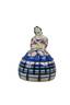 Porcelain powder box: ‘Merchant's wife’.
State Porcelain Factory Model designer – N. Ya. Danko. 1927 Painting. Late 1920s