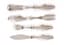 HARRODS LONDON
SILVER-PLATED CUTLERY SET WITH SARDINE DECORATION