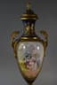 LARGE PORCELAIN SÈVRES STYLE VASE WITH GILT BRONZE MOUNTING, PARIS, CIRCA 1895