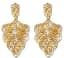 ‘LEAVES’ 18K YELLOW AND WHITE GOLD, 50 CT. FANCY YELLOW NATURAL DIAMOND DROP EARRINGS (WITH CERTIFICATE)