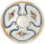 RUSSIAN PORCELAIN SAUCER FROM THE CABBAGE LEAF SERVICE 
Imperial Porcelain Factory, St Petersburg, 1913