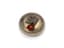 RUSSIAN SILVER, GARNET (GRENAT) AND ENAMEL EASTER EGG
Russia, St Petersburg, late 19th century