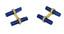 VAN CLEEF & ARPELS. Pair of cufflinks
VAN CLEEF & ARPELS. Yellow gold, and diamonds with interchangeable tips in lapis lazuli and onyx. Signed VCA and numbere...