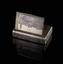 SILVER CIGARETTE CASE with NIELLO DECORATION