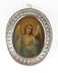 ICON WITH GUARDIAN ANGEL in a silver setting
Oil, silver salary Hallmarks on the salary: GRACHEV, 84, head in kokoshnik to the left, А.Р. (perhaps A. Ryabkov, often ...